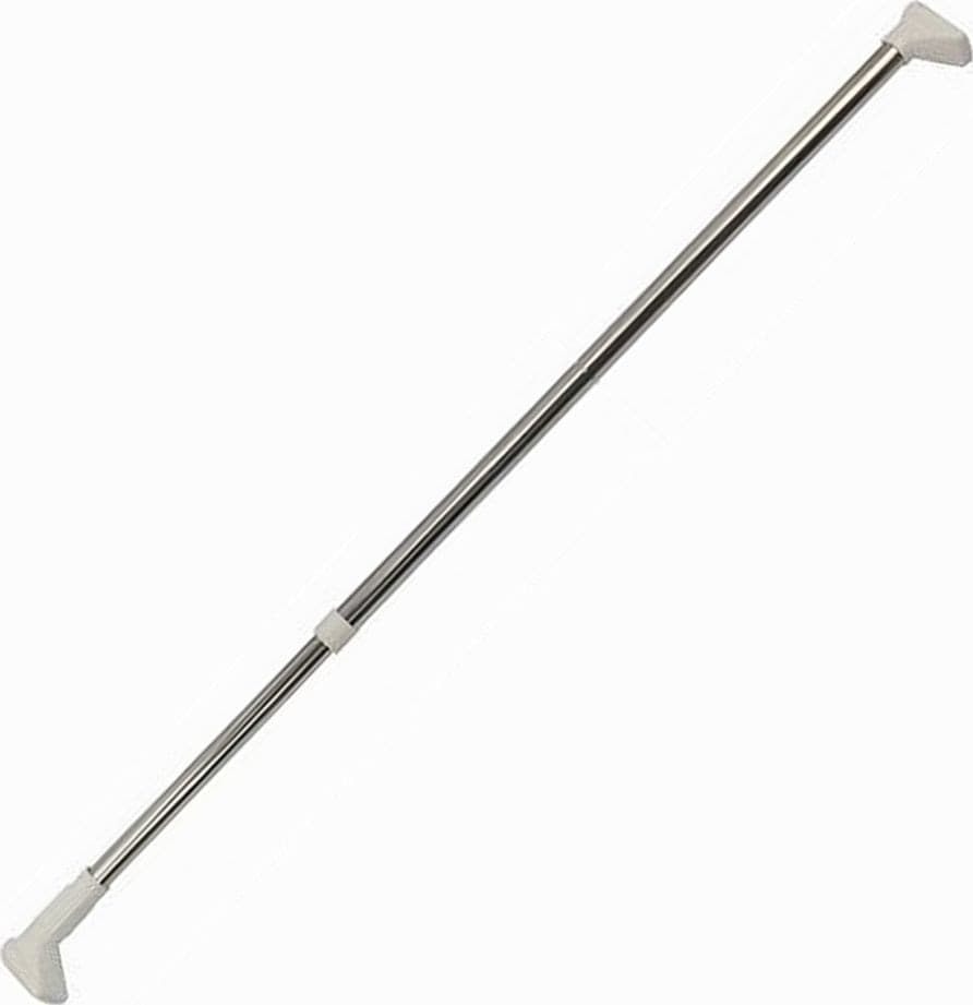 BASTONE ASTA TENDA DOCCIA BARRA TELESCOPICO 70-120CM ALLUMINIO PIEDINI BIANCHI 59796 in Bastoni e telai per tende Trade Shop italia - Napoli, commercioVirtuoso.it