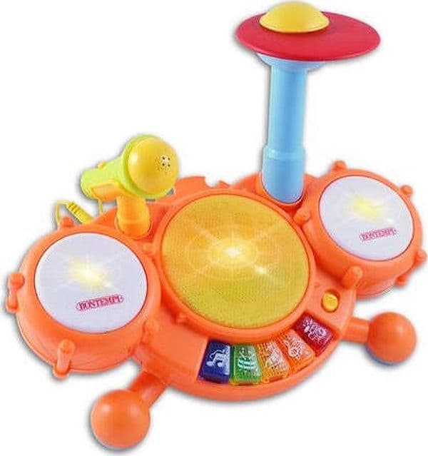Batteria-giocattolo-Bontempi-BABY-Digitale-con-Microfono