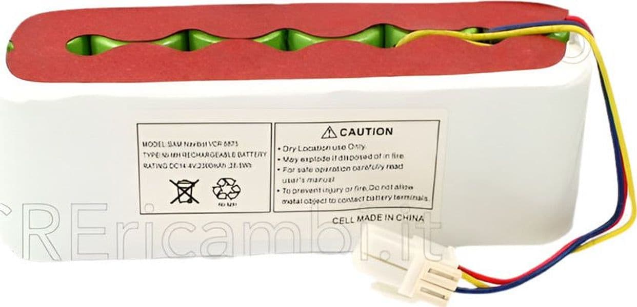 Batteria Ni-MH per Navibot Samsung VCR8840, VCR8845, VCR8855, VCR8875, VCR8895