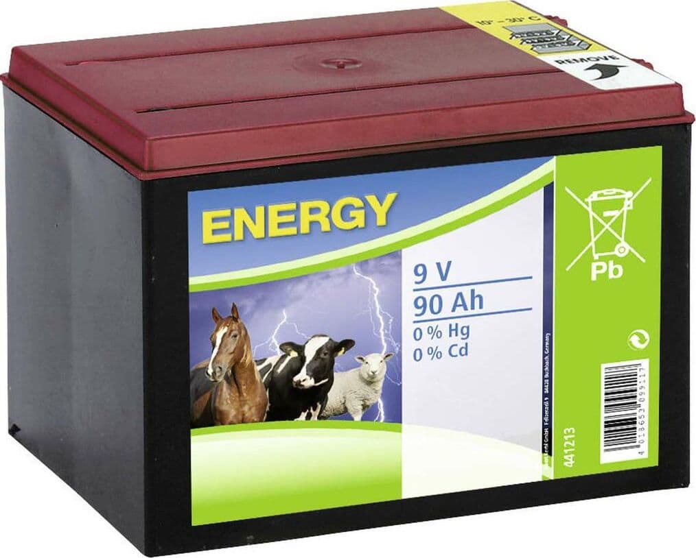 Batteria per recinti elettrici per mucche e cavalli 9V a secco Zinco-Carbone in Recinzioni La Zappa - Altamura, commercioVirtuoso.it
