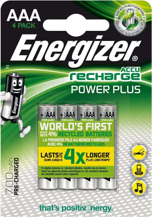 Batterie ministilo ricaricabili Energizer Ricar.ENERGIZER HR03 4pz.Minist.700Ni Mh Elettronica/Pile e caricabatterie/Pile monouso Scontolo.net - Potenza, Commerciovirtuoso.it