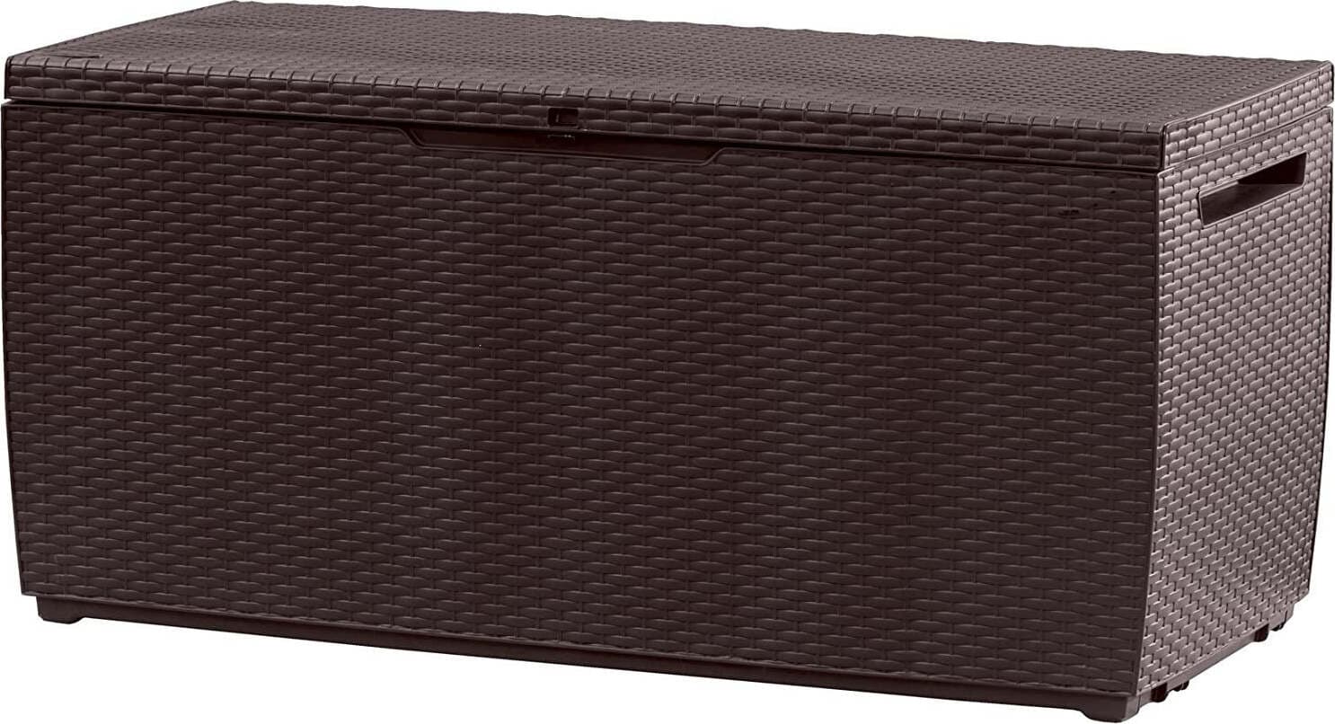 Baule Cassapanca da Esterno Capri Marrone 305 Lt Cassapanca In Resina con Ruote Cm 123x53.5x57 Keter Giardino e giardinaggio/Organizzazione esterni e alloggiamento/Cassapanche e bauli Ferus - Montoro, Commerciovirtuoso.it