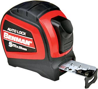 Benman Flessometro Professionale Metro A Nastro 3M Flessometro Auto Lock Mt 3x16 Mm Benman Metro a Nastro Auto Bloccaggio Fai da te/Utensili elettrici e a mano/Strumenti di misura e layout/Metri a nastro Ferus - Montoro, Commerciovirtuoso.it