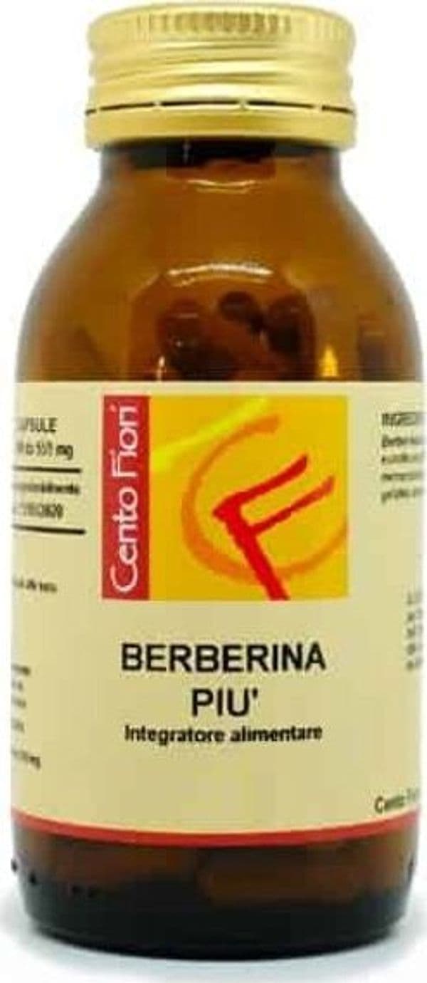 BERBERINA-PIU'-integratore-alimentare-100-capsule-vegetali-Cento-Fiori