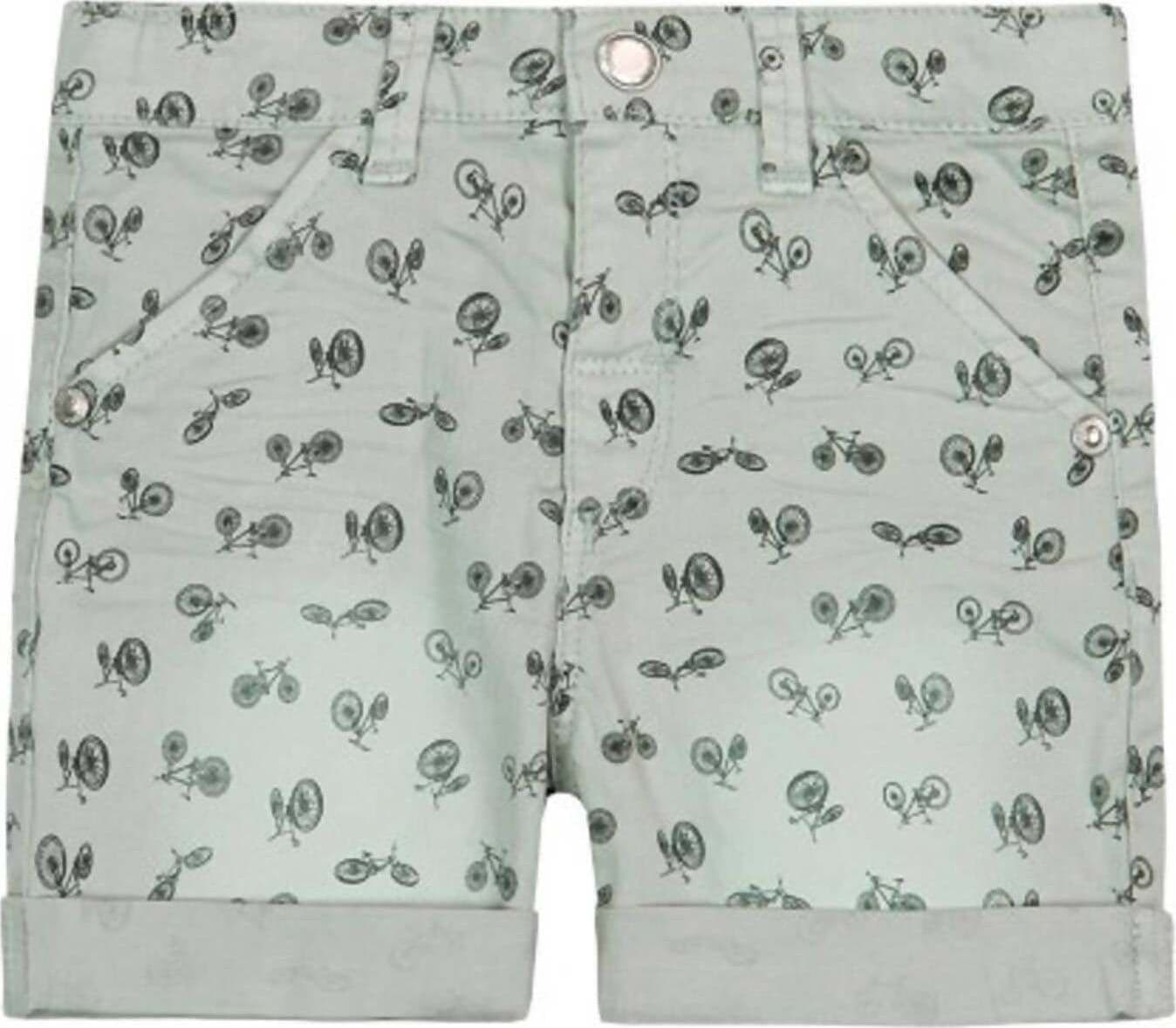 Bermuda Bambino Micro Fantasia Bici Pantaloni Corti Grigi 5 Tasche Pantalone Corto Bimbo Estivo Regolabile pantaloncino baby maschio Piccole Canaglie - Tropea, Commerciovirtuoso.it