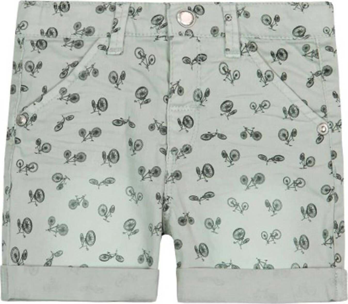 Bermuda Bambino Micro Fantasia Bici Pantaloni Corti Grigi 5 Tasche Pantalone Corto Bimbo Estivo Regolabile pantaloncino baby maschio Piccole Canaglie - Tropea, Commerciovirtuoso.it