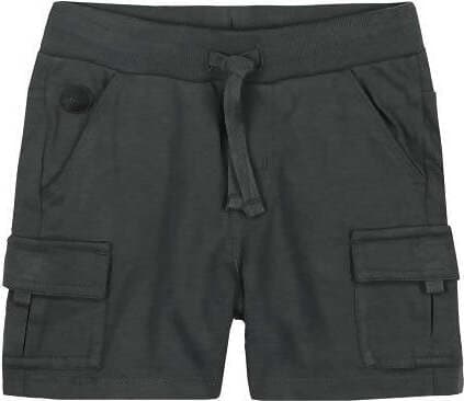 Bermuda Bimbo 100% Cotone Pantaloni Corti Elastico in Vita Bambino Pantaloncini Cargo Estivi con Tasche Tinta Unita pantaloncino baby maschio Piccole Canaglie - Tropea, Commerciovirtuoso.it