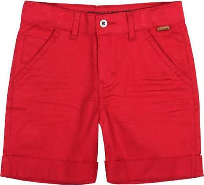 Bermuda Bimbo Rosso Denim 5 Tasche Pantaloni Corti Estivi Bambino Vita Regolabile Elasticizzati in Cotone Pantaloncini Rossi Estivi pantaloncino bambino/ragazzo Piccole Canaglie - Tropea, Commerciovirtuoso.it