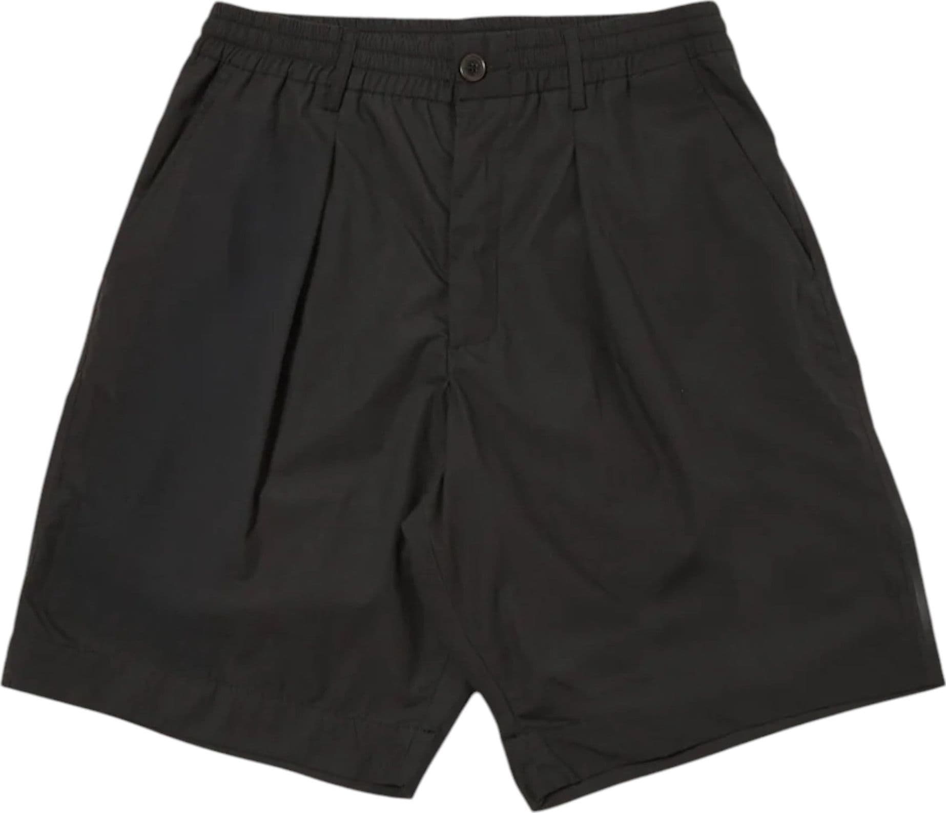 UNIVERSAL WORKS bermuda universal works pleated track short - black da uomo in Pantaloncini Drestige - Casamassima, commercioVirtuoso.it