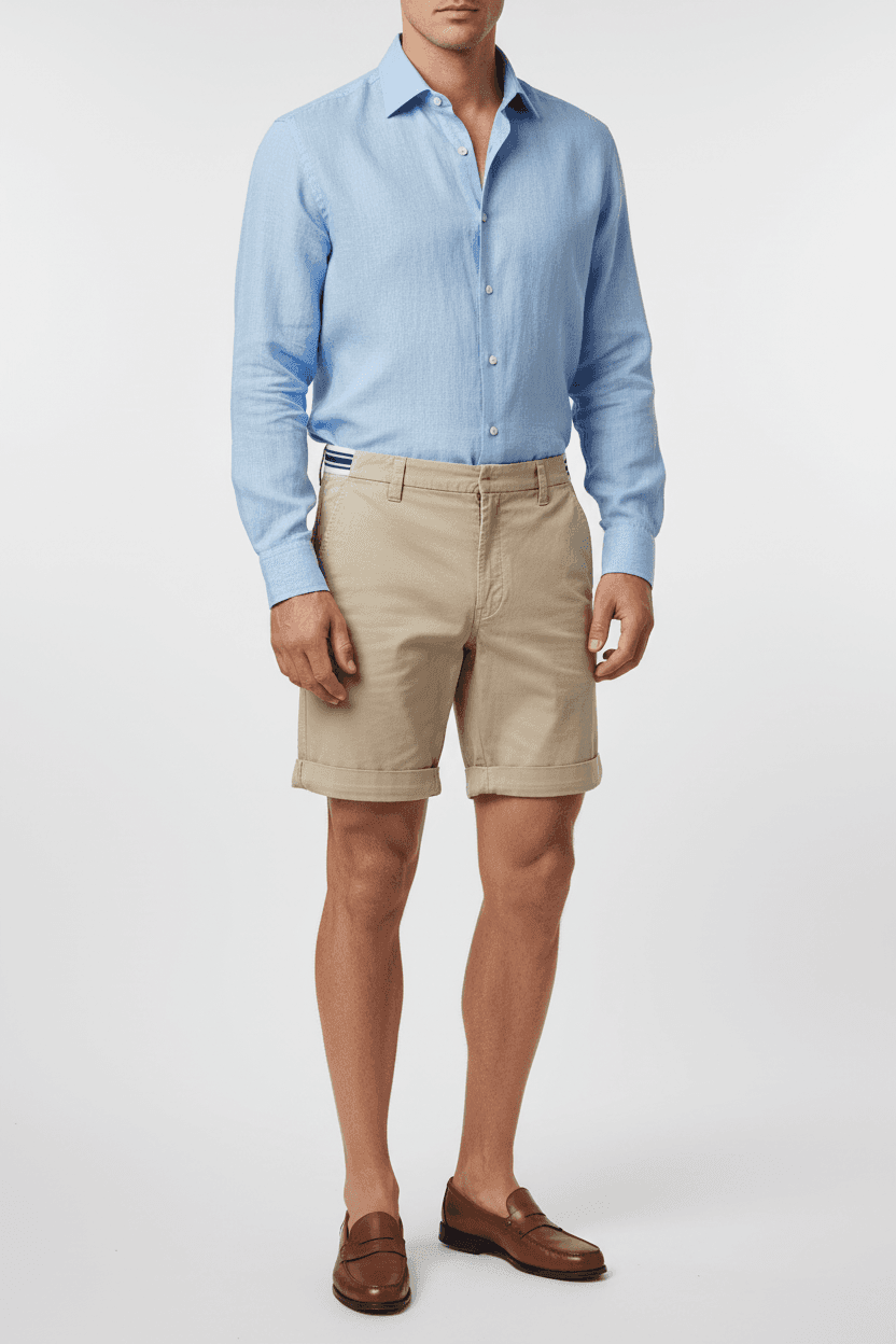 Bermuda uomo Andy Richardson - beige in Pantaloncini Couture - Sestu, commercioVirtuoso.it