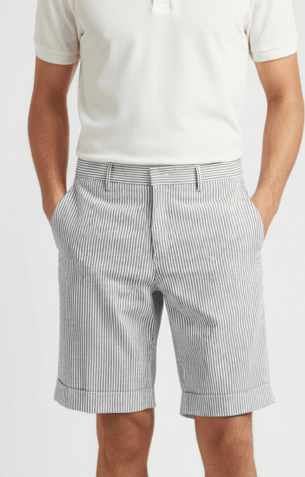 Bermuda uomo PT - righe - colore bianco/denim in Pantaloncini Couture - Sestu, commercioVirtuoso.it