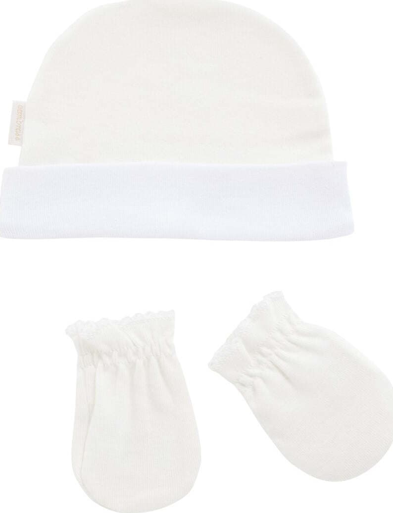 Berretto & Guanti Liso Beige Moda/Prima infanzia/Abbigliamento/Accessori per bambina/Berretti e cappellini La Casa Del Bebè - Napoli, Commerciovirtuoso.it