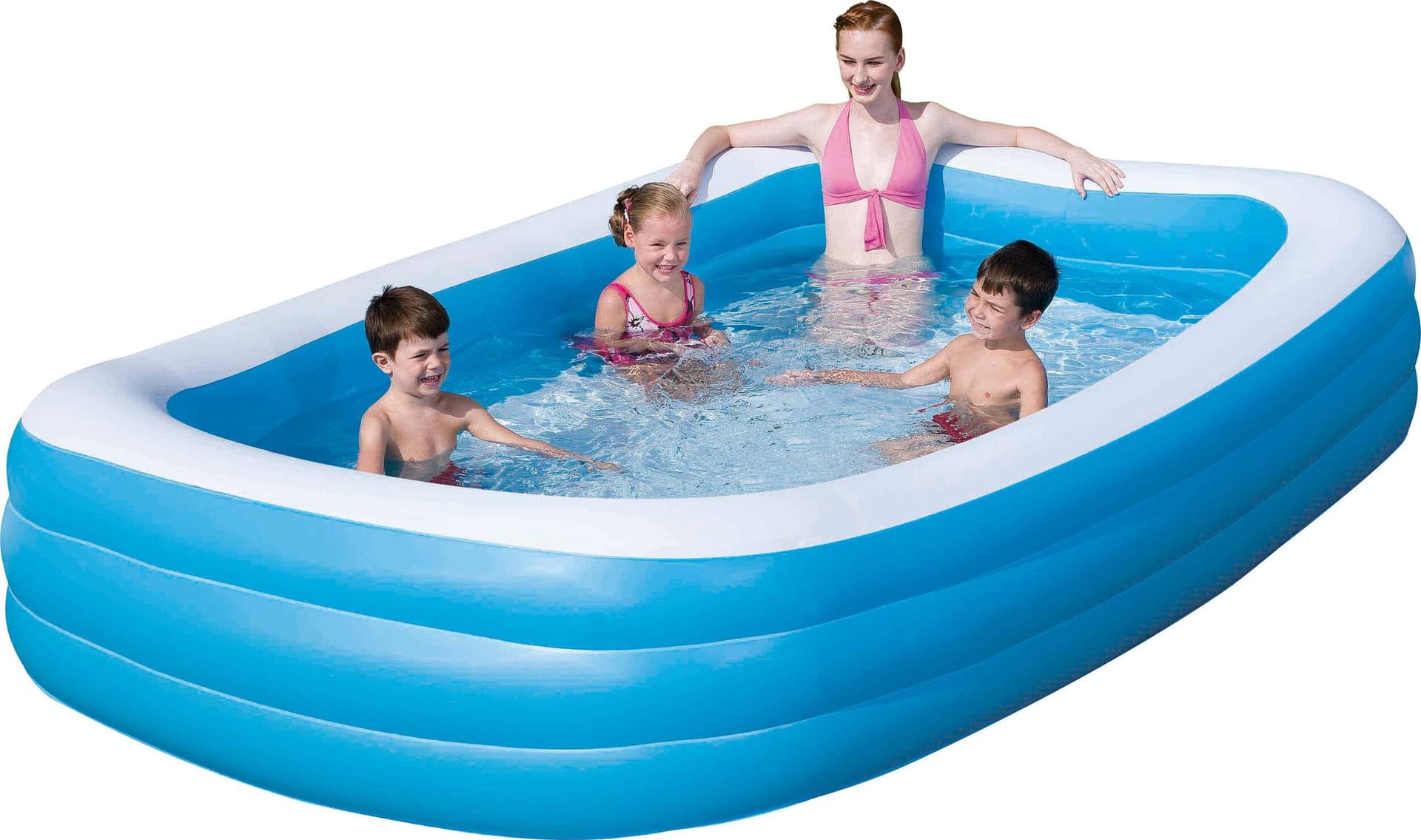 Bestway 54009b Piscina Gonfiabile Rettangolare 183x305x56 Cm Piscina Gonfiabile Da Esterno Con Valvole per Sgonfiaggio Rapido Giardino e giardinaggio/Piscine vasche idromassaggio e accessori/Piscine/Piscine gonfiabili Ferus - Montoro, Commerciovirtuoso.it