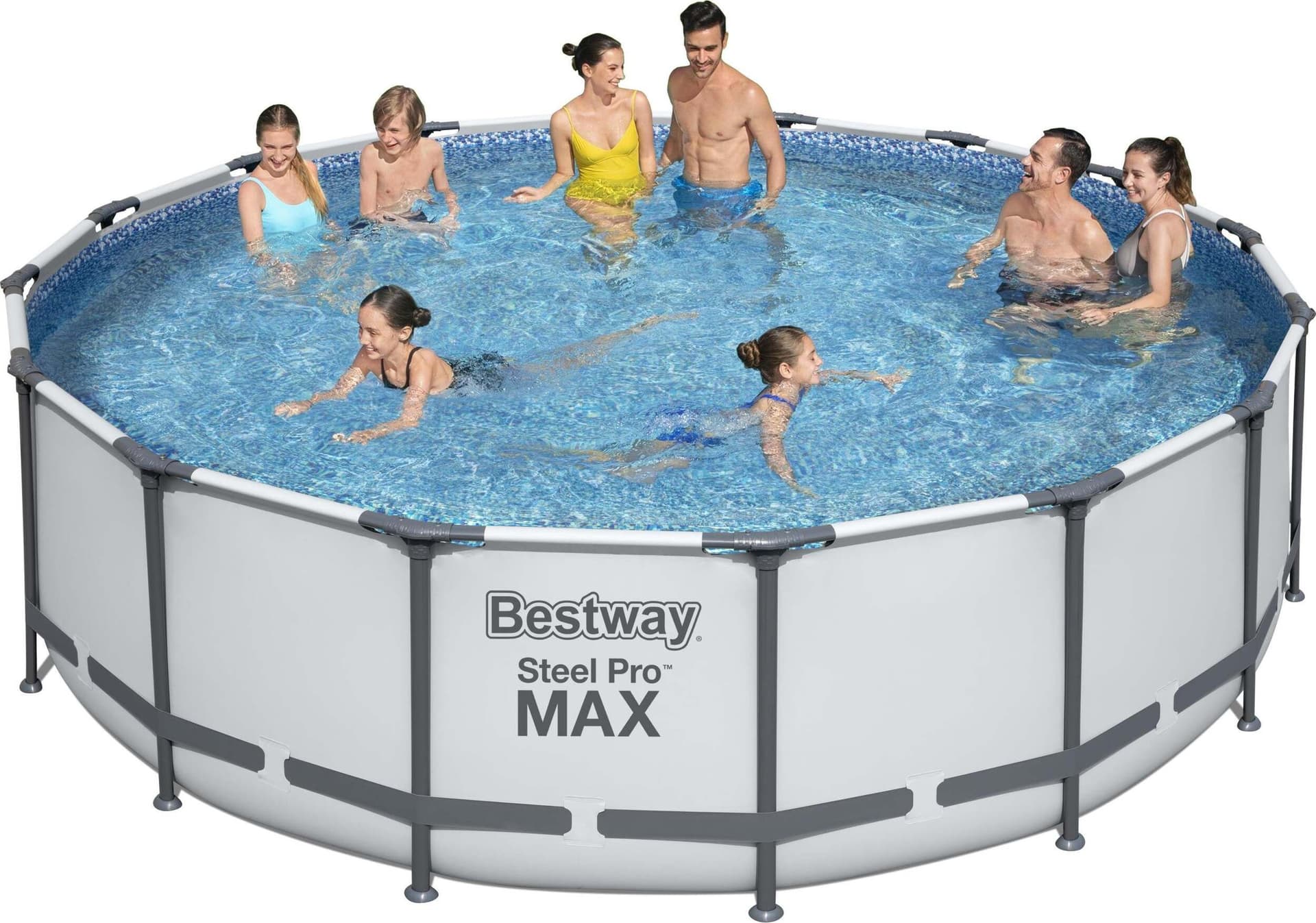 Bestway 5612z Piscina Fuori Terra Rotonda Steel Pro Max Da 488 X 122 Cm Giardino e giardinaggio/Piscine vasche idromassaggio e accessori/Piscine/Piscine fuoriterra Ferus - Montoro, Commerciovirtuoso.it
