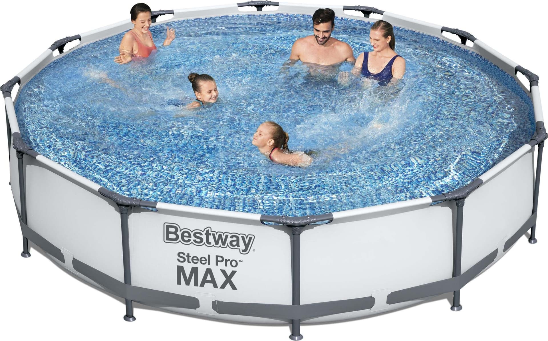 Bestway Piscina Con Telaio E Pompa 366x76 Cm Senza Scala Piscina Rotonda Fuoriterra Giardino e giardinaggio/Piscine vasche idromassaggio e accessori/Piscine/Piscine fuoriterra Ferus - Montoro, Commerciovirtuoso.it