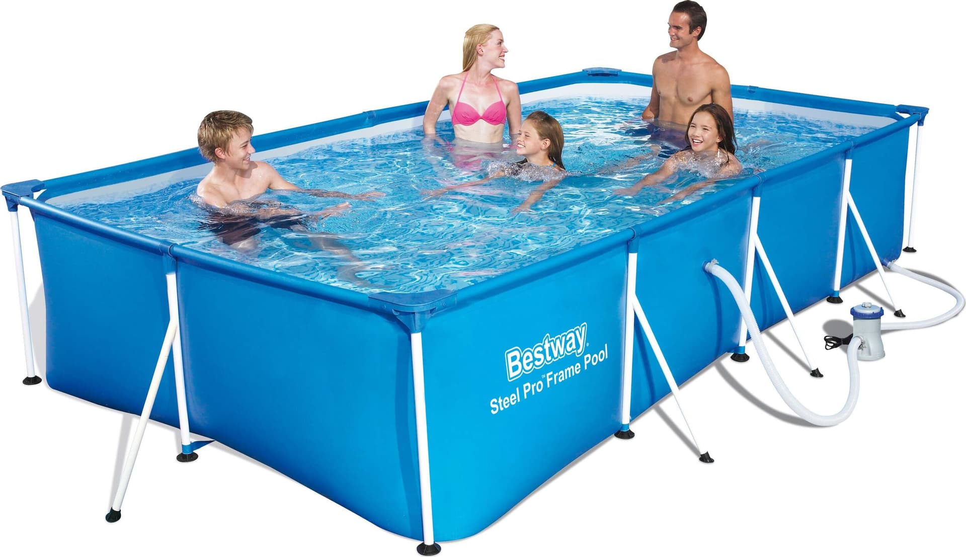 Bestway Piscina Steel Pro Con Telaio in Acciaio 400X211X 81 Cm Piscina da Giardino Fuori Terra Pompa Filtrante Inclusa Bestway 56424 Giardino e giardinaggio/Piscine vasche idromassaggio e accessori/Piscine/Piscine fuoriterra Ferus - Montoro, Commerciovirtuoso.it
