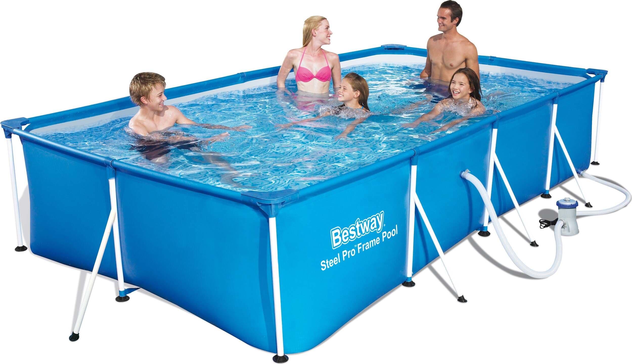 Bestway Piscina Steel Pro Con Telaio in Acciaio 400X211X 81 Cm Piscina da Giardino Fuori Terra Pompa Filtrante Inclusa Bestway 56424 Giardino e giardinaggio/Piscine vasche idromassaggio e accessori/Piscine/Piscine fuoriterra Ferus - Montoro, Commerciovirtuoso.it