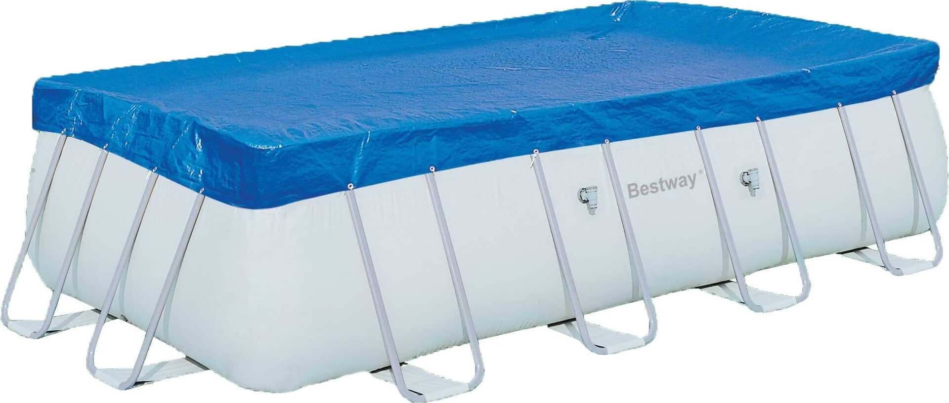 BESTWAY Top Copertura per Piscina 396x185 Cm Telo Copertura Copripiscina per Piscine Rettangolari Giardino e giardinaggio/Piscine vasche idromassaggio e accessori/Coperture e accessori/Coperture Ferus - Montoro, Commerciovirtuoso.it