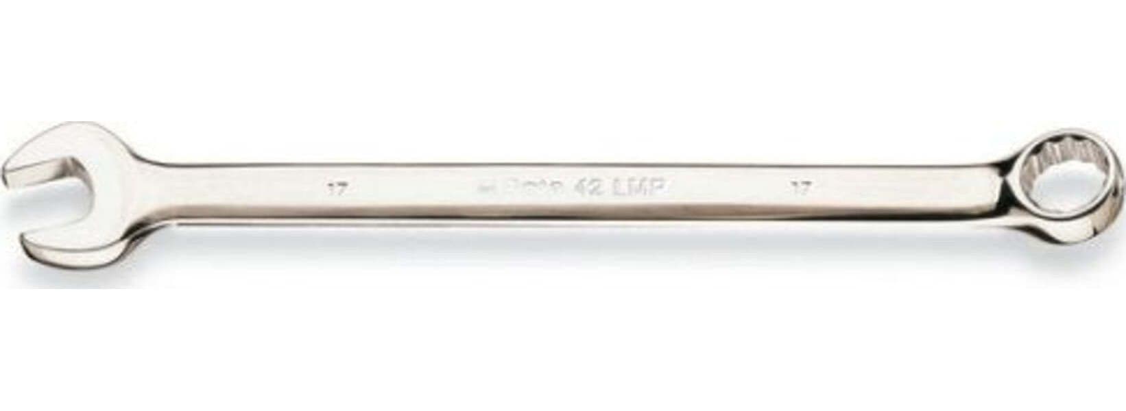 BETA---42LMP/18-CHIAVI-COMBINATE-A-FORCHETTA-E-POLIGONALI-CROMATE-LUCIDE-18MM