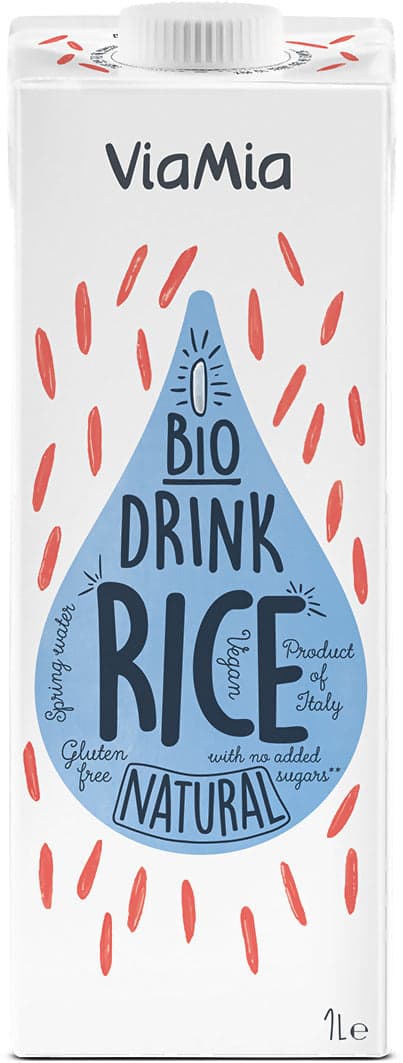 6 Bevande di Riso biologica 1000 ml bevanda vegetale via mia ( da the bridge / veneto ) in Riso Liv’eat - Lurago Marinone, commercioVirtuoso.it