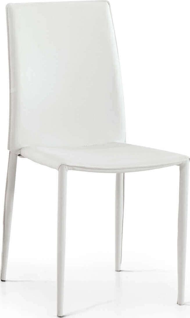 BEVERLEY---sedia-moderna-ecopelle-struttura-in-metallo-Bianco-Milani-Home