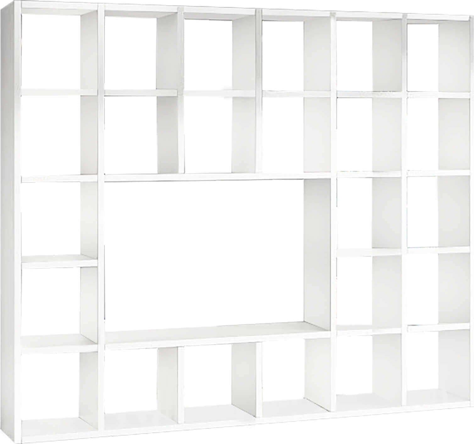 BEVERLY---parete-in-nobilitato-frassinato-261x30x218-Bianco-Milani-Home