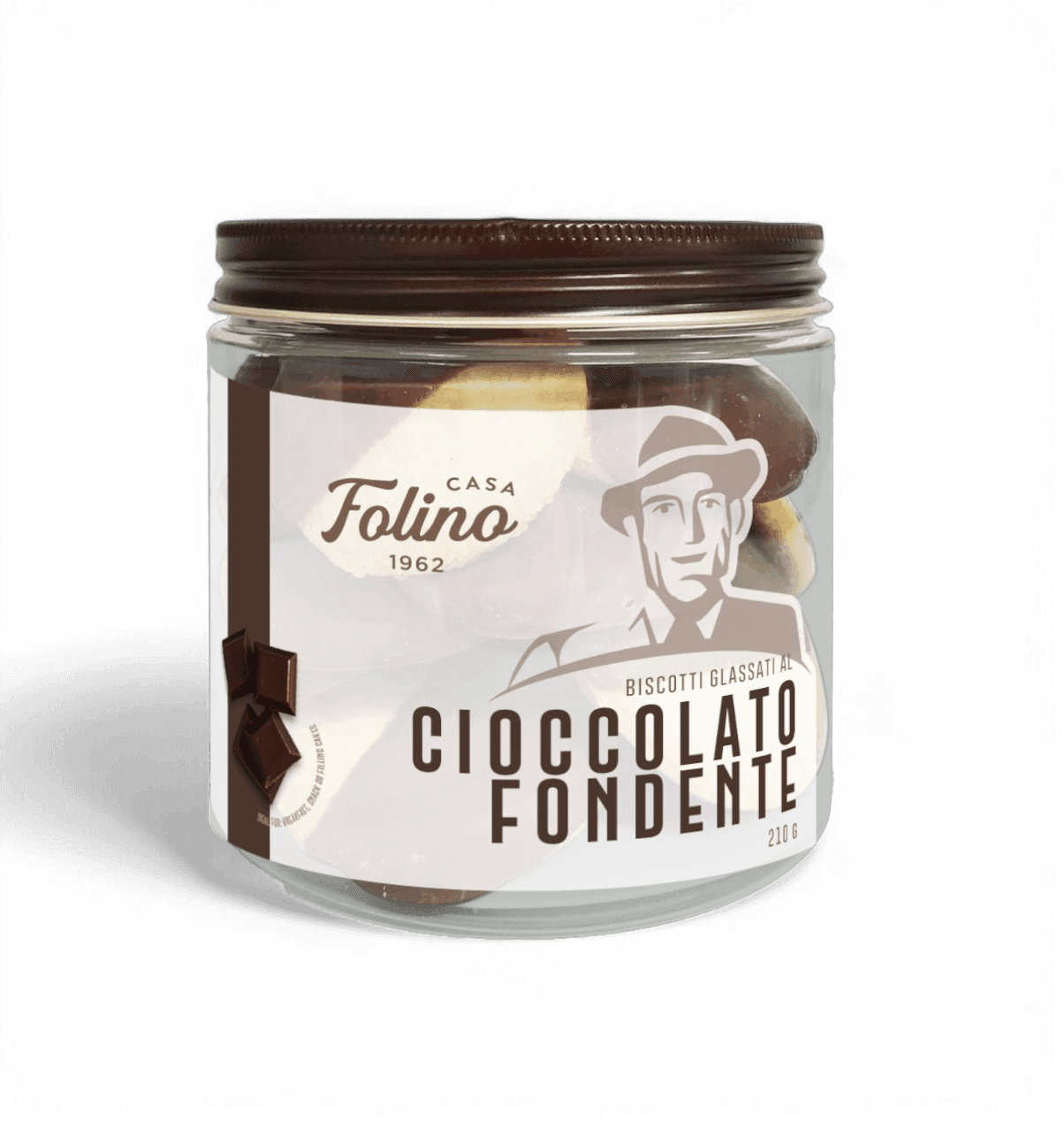 Biscotti al cioccolato fondente 210gr