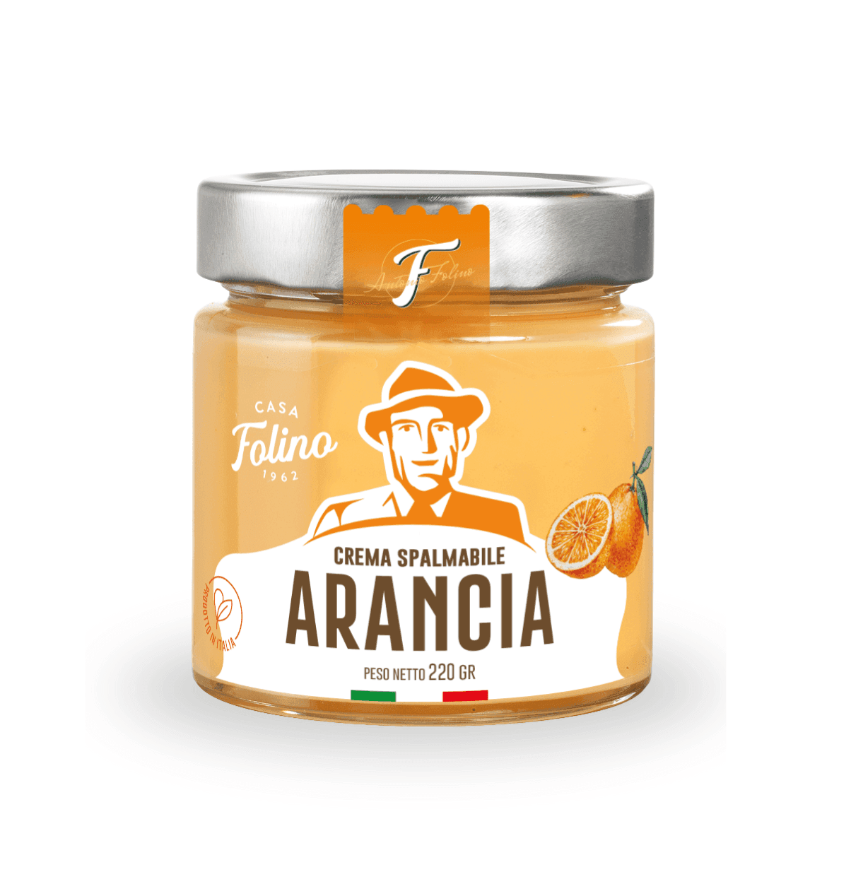 Crema Spalmabile all'Arancia 220gr in Creme e cioccolati spalmabili CasaFolino - Lamezia Terme, commercioVirtuoso.it