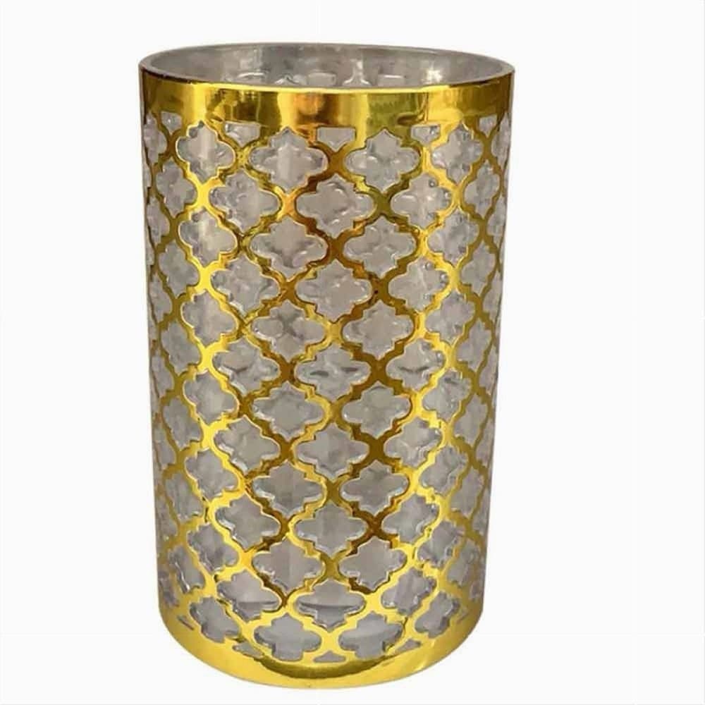 BICCHIERE PORTA SPAZZOLINI ACCESSORIO BAGNO ORO STILE BAROCCO ARREDO BAGNI 59104 in Set di accessori per il bagno Trade Shop italia - Napoli, commercioVirtuoso.it