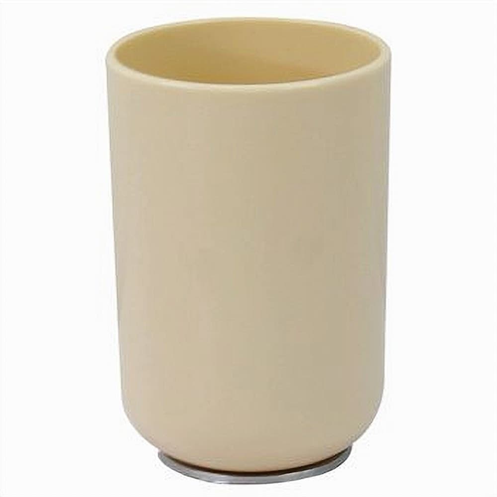 Bicchiere Porta Spazzolini Dentifricio Beige Silver Accessori Arredo Bagno 79882 Casa e cucina/Bagno/Accessori per il bagno/Dosatori e porta accessori/Bicchieri porta spazzolini Trade Shop italia - Napoli, Commerciovirtuoso.it