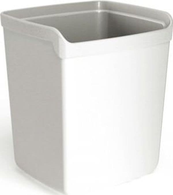 Bicchiere portapenne Mydesk - 8 7x7 4x10 cm - bianco - Arda Cancelleria e prodotti per ufficio/Archivio ufficio e accessori per scrivania/Accessori da scrivania e archiviazione/Vaschette portacorrispondenza Eurocartuccia - Pavullo, Commerciovirtuoso.it