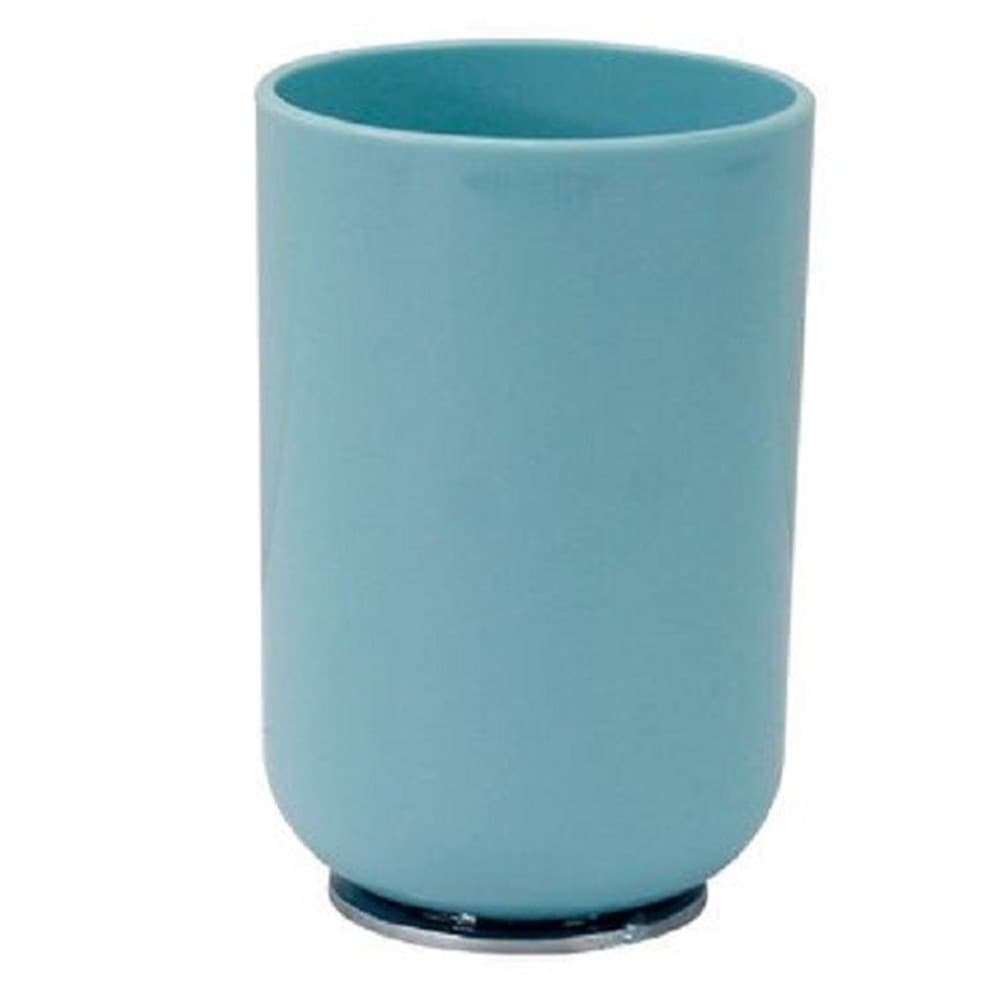 Bicchiere Portaspazzolini Dentifricio Celeste Silver Accesori Arredo Bagno 79888 Casa e cucina/Bagno/Accessori per il bagno/Dosatori e porta accessori/Bicchieri porta spazzolini Trade Shop italia - Napoli, Commerciovirtuoso.it