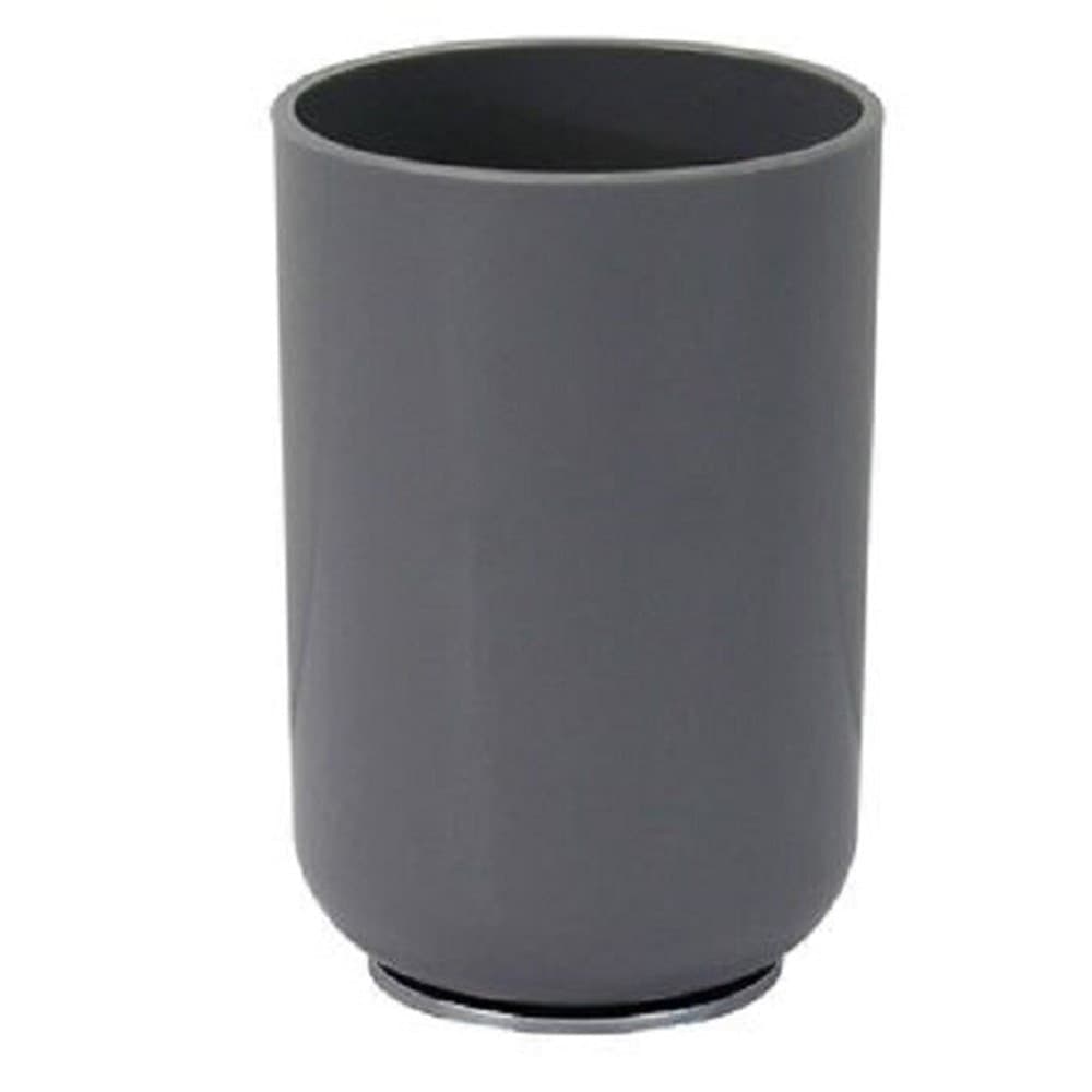 Bicchiere Portaspazzolini Dentifricio Grigio Silver Accessori Arredo Bagno 79894 Casa e cucina/Bagno/Accessori per il bagno/Dosatori e porta accessori/Bicchieri porta spazzolini Trade Shop italia - Napoli, Commerciovirtuoso.it