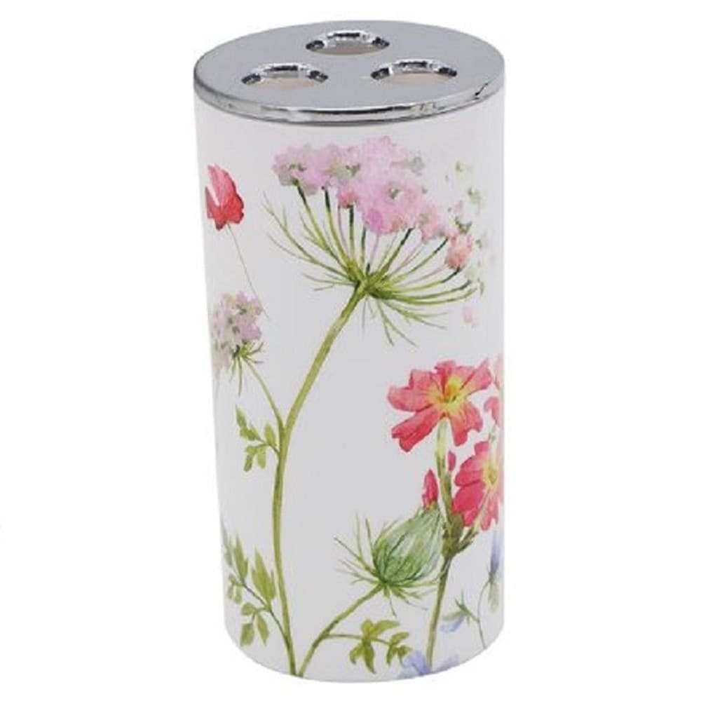 Bicchiere Portaspazzolino 3 Fori Bianco In Plastica Accessorio Bagno Fiori 69924 Casa, arredamento e bricolage > Accessori Bagno > Set da Bagno Trade Shop italia - Napoli, Commerciovirtuoso.it