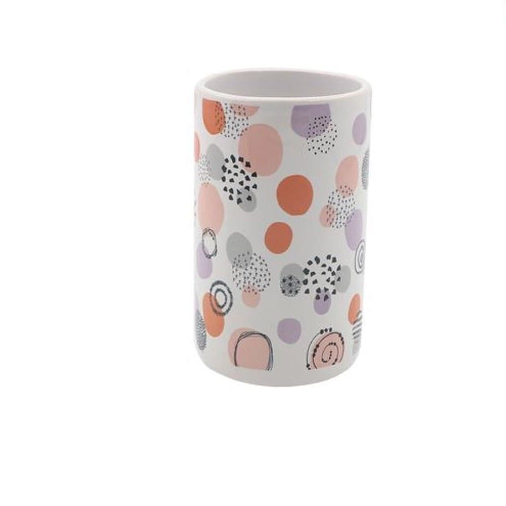 Bicchiere Portaspazzolino Sfere Astratte Accessori Arredo Bagno 6.8x10.8cm 87078 Casa e cucina/Bagno/Accessori per il bagno/Dosatori e porta accessori/Bicchieri porta spazzolini Trade Shop italia - Napoli, Commerciovirtuoso.it