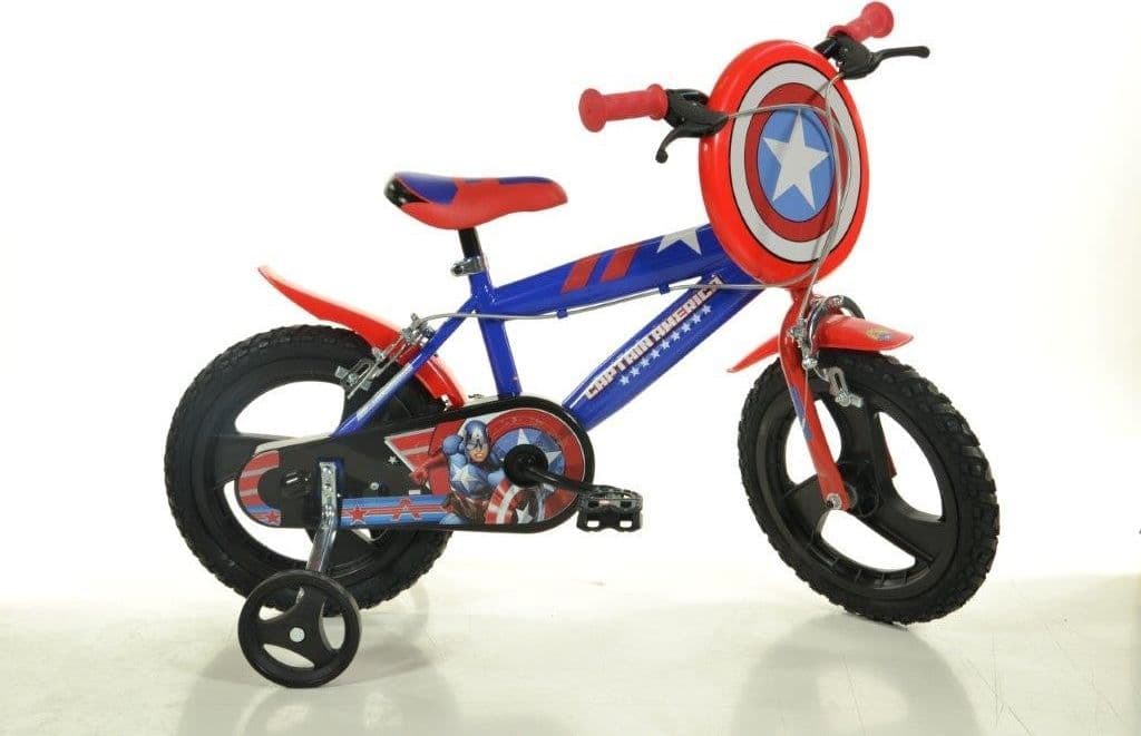 Bicicletta 12" Dino Bikes Capitan America Blu/Rosso in Biciclette senza pedali La Casa Del Bebè - Napoli, commercioVirtuoso.it