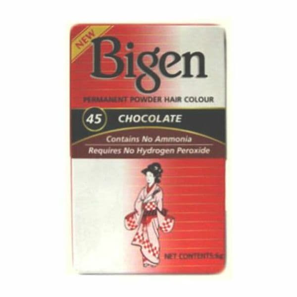 BIGEN HAIR COLOUR CHOCOLATE 45 COLORE IN POLVERE PER CAPELLI CASTANO CIOCCOLATO in Colore permanente Agbon - Martinsicuro, commercioVirtuoso.it