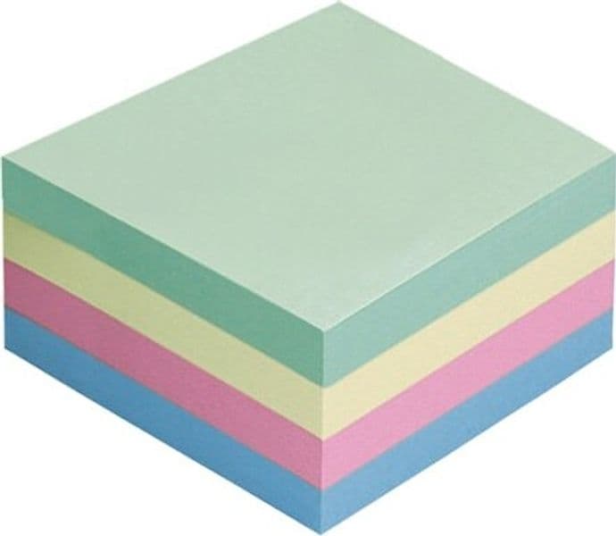 Biglietti adesivi Cubo - assortito tenue - 75 x 75mm - 70gr - 400 fogli - Starline Cancelleria e prodotti per ufficio/Carta blocchi e quaderni/Blocchi appunti taccuini e diari/Blocchetti memo adesivi Eurocartuccia - Pavullo, Commerciovirtuoso.it