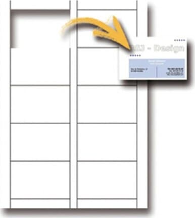 Biglietti da visita - 85 x 54 mm - 250 gr - microperforati - bianco - Decadry - conf. 12 fogli da 10 biglietti Cancelleria e prodotti per ufficio/Carta blocchi e quaderni/Carta/Carta per fotocopiatrici e stampanti/Carta per fotocopiatrice e multiuso Eurocartuccia - Pavullo, Commerciovirtuoso.it
