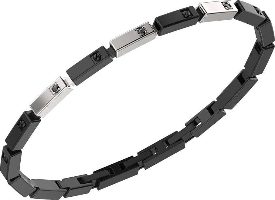 Bikkembergs---Bracciale-Performance-Uomo-in-acciaio-e-diamanti