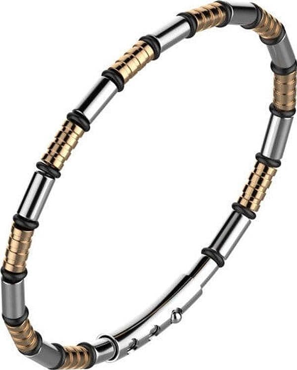 Bikkembergs---Bracciale-Roll-Uomo-in-Acciaio