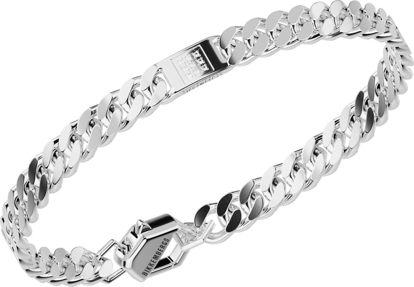 Bikkembergs---Bracciale-Uomo-Skin-Con-Diamanti