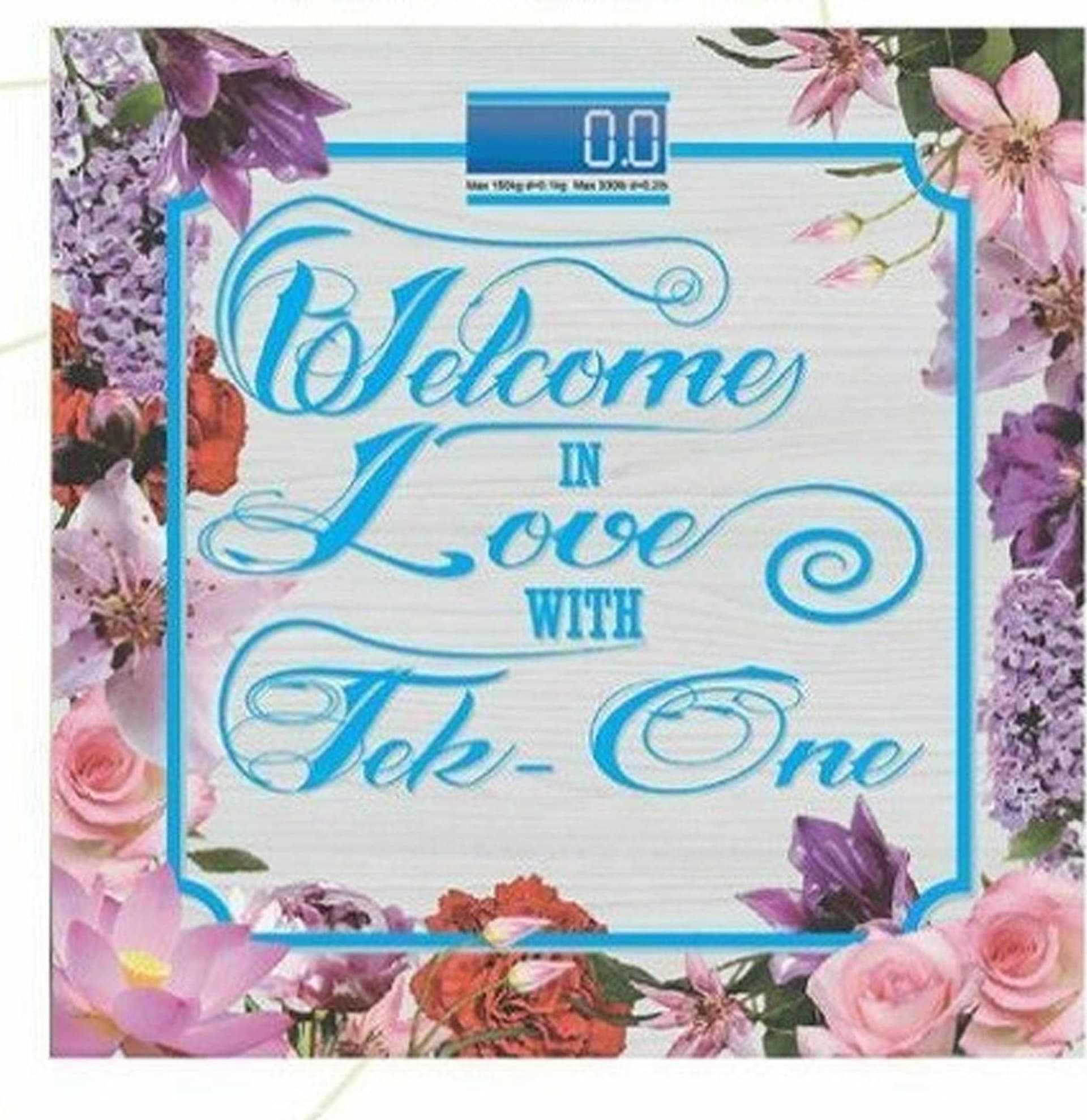 BILANCIA PESAPERSONE TEKONE 2008A MISURA PESO DIGITALE DISPLAY FANTASY 150KG