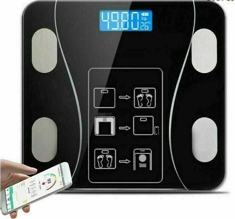 Bilancia Smart Pesapersone Bluetooth Digitale App Calorie 180kg RICARICABILE USB Casa e cucina/Bagno/Accessori per il bagno/Bilance/Bilance pesapersona digitali Zencoccostore - Formia, Commerciovirtuoso.it