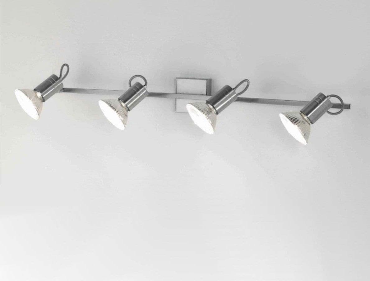 Binario-moderno-Illuminando-ZEUS-4-NK-E27-LED-spot-orientabile-parete-soffitto