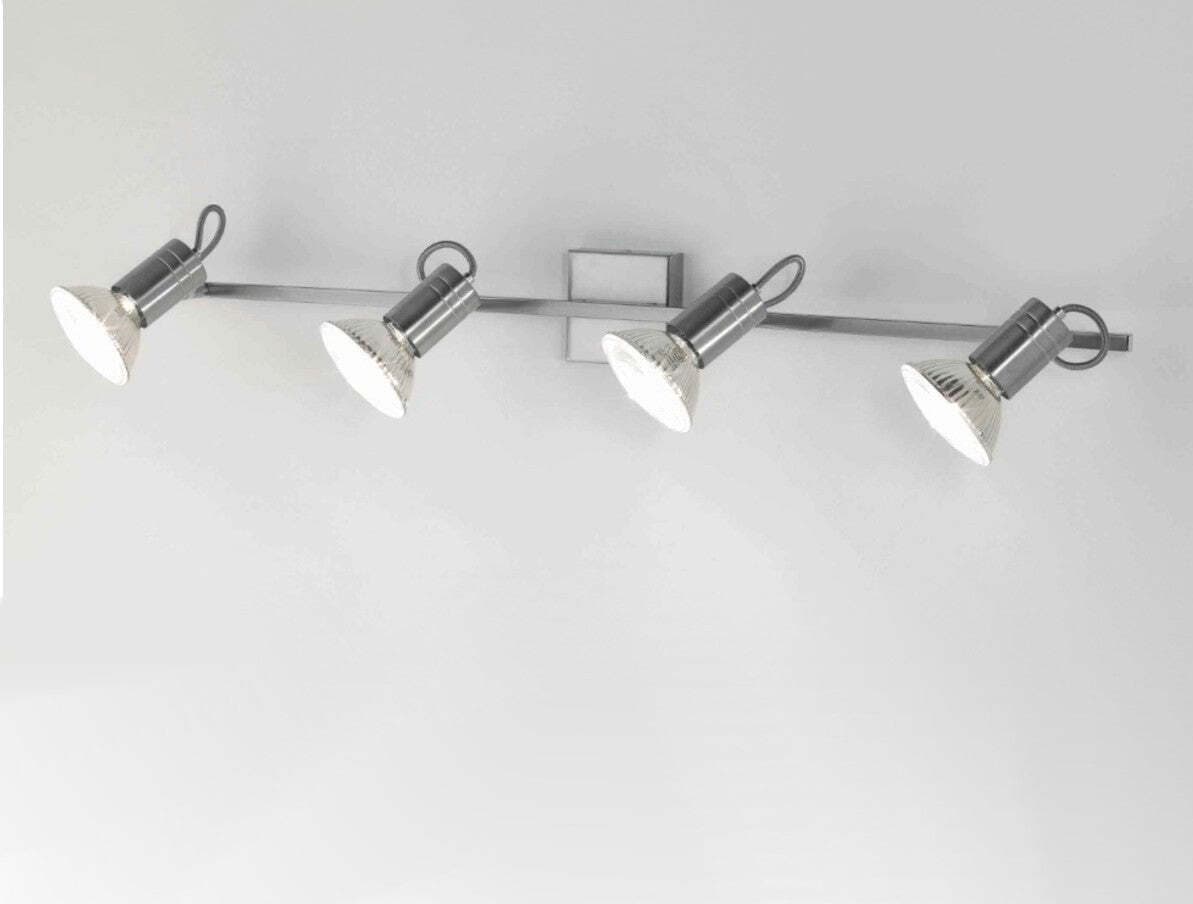 Binario-moderno-Illuminando-ZEUS-4-NK-E27-LED-spot-orientabile-parete-soffitto