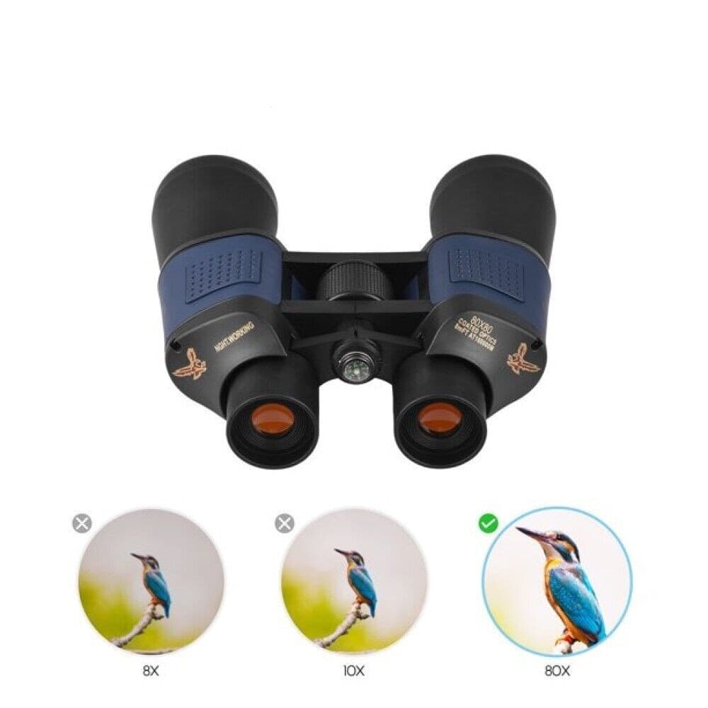 Binocolo Professionale Antiriflesso 80x80 Regolabile Con Bussola Borsa Art.85109 Sport e tempo libero/Caccia e Pesca/Caccia/Binocoli/Binocoli d'avvistamento Trade Shop italia - Napoli, Commerciovirtuoso.it