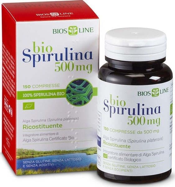 Bio-Spirulina-150cpr-500-mg-cert-QC-Integratore-Alimentare-Bios-Line