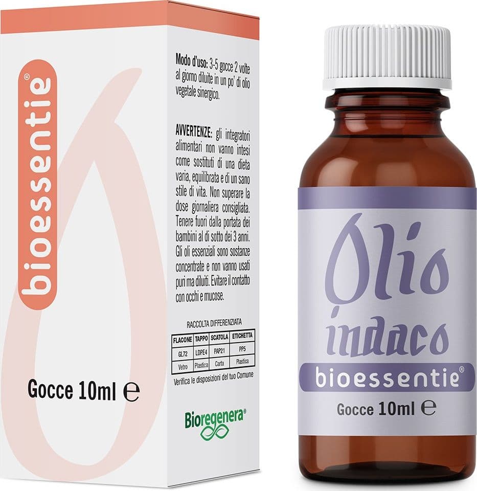 BIOESSENTIE OLIO INDACO olio essenziale lenitivo rilassante Gocce 10 ml in Oli per il corpo Bioregenera - Grosseto, commercioVirtuoso.it