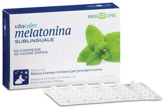 Bios line vitacalm melatonina sublinguale 60 compresse 1 mg in Multivitamine e minerali Clubfarma - Melilli, commercioVirtuoso.it